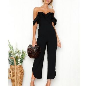 Sleeveless Black Jumpsuit